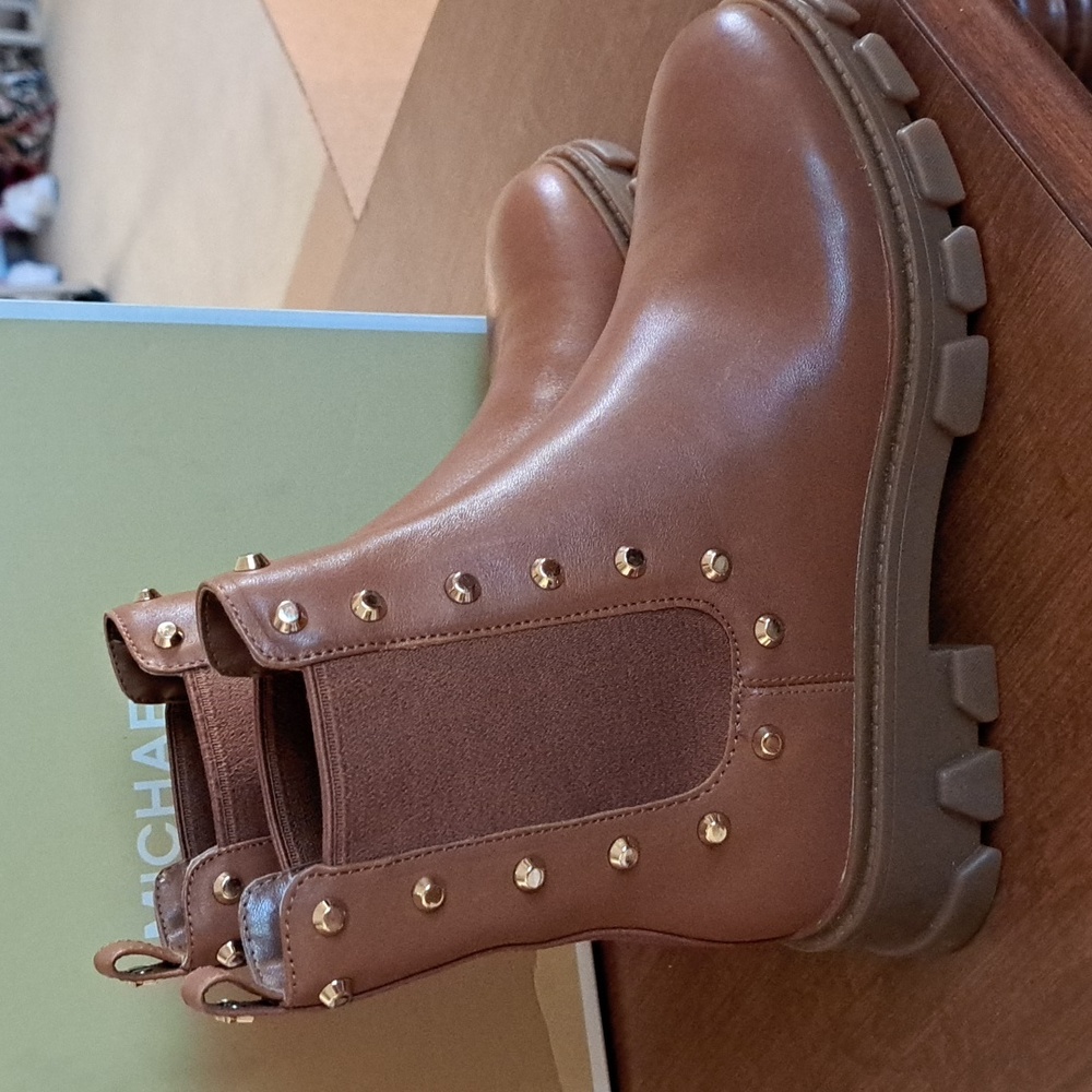 FLASH SALE Michael Kors genuine Lether Upper ridley gore bootie 6M - Picture 4 of 9